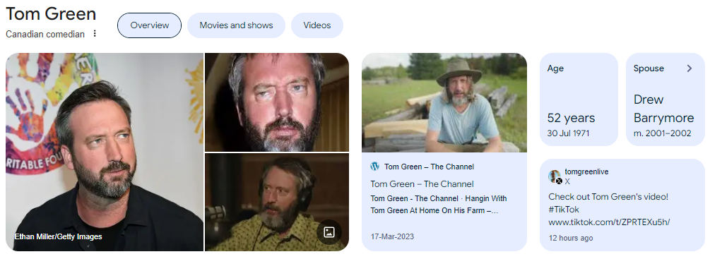Tom Green Biography