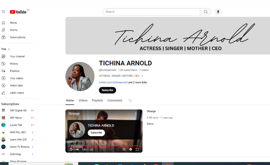 Tichina Arnold Social Media Accounts